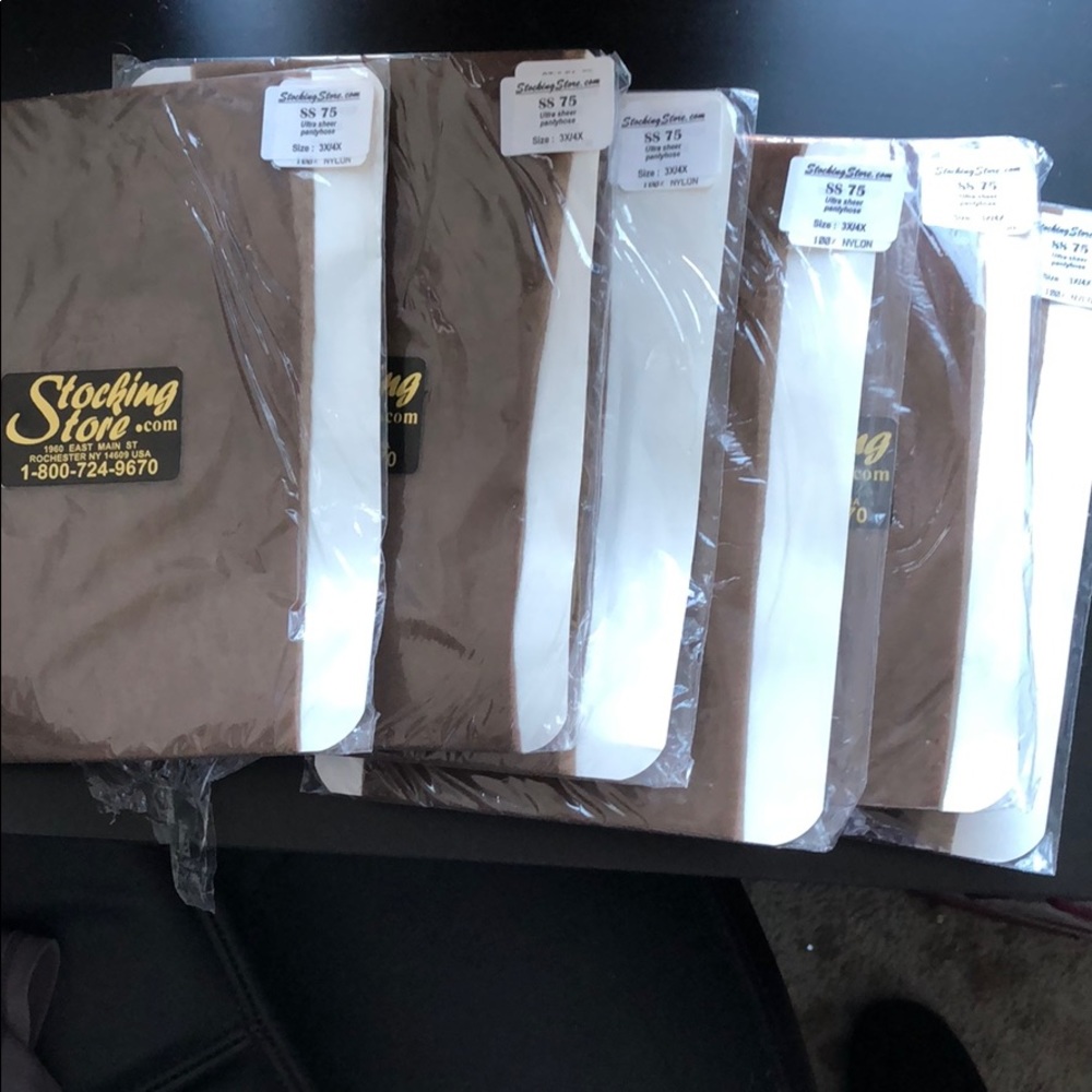 3X/4X - 6 Pairs Ultra Sheer Plus Size Hosiery